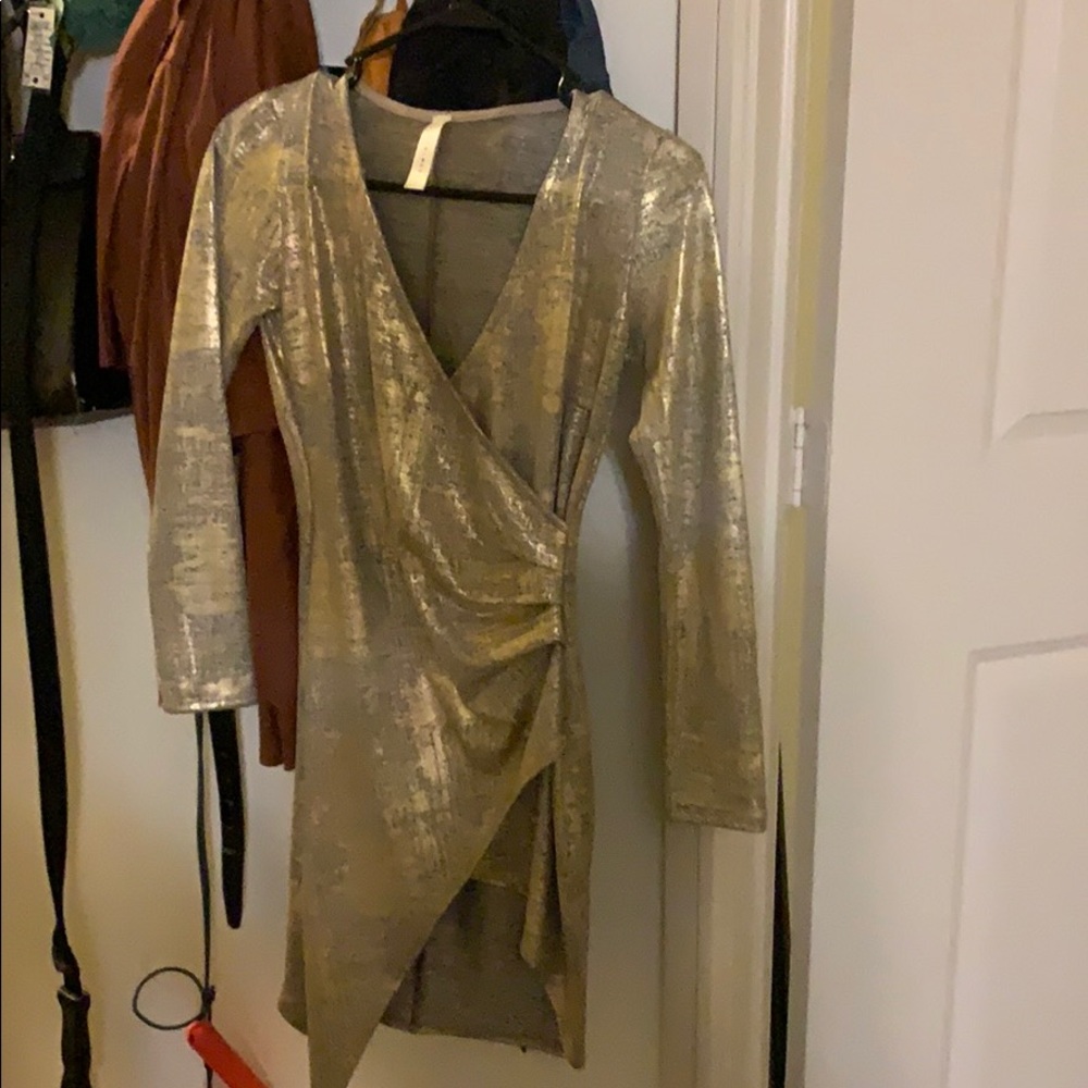 Gold Party Dress